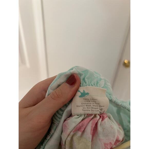 Matilda Jane Platinum Floral Mint Blue and Pink Christmas Holiday Dress - Picture 7 of 7